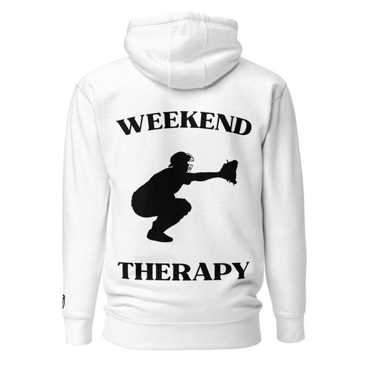 Weekend Therapy Baseball Hoodie – Catcher Edition by Weekend Therapy™ – Weekend Therapy Clothing