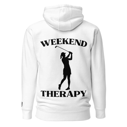 Weekend Therapy Golf Hoodie – Female Swing Edition by Weekend Therapy™ – Weekend Therapy Clothing