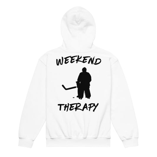 Weekend Therapy Hockey Hoodie – Goalie Edition by Weekend Therapy™ – Weekend Therapy Clothing