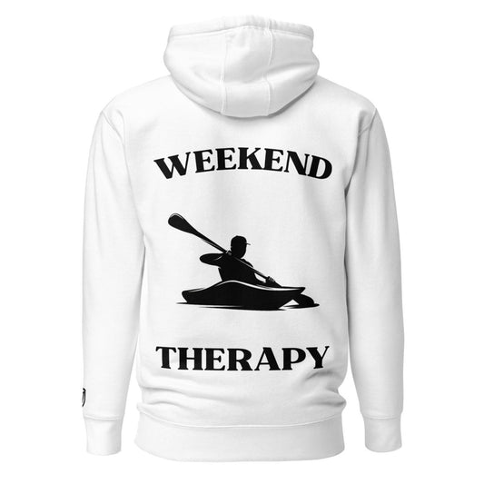 Weekend Therapy Kayaking Hoodie – Single Paddle Edition by Weekend Therapy™ – Weekend Therapy Clothing