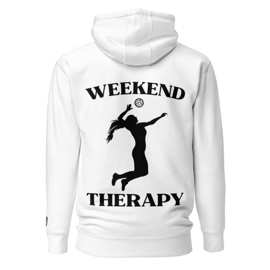 Weekend Therapy Volleyball Hoodie – Serve Edition by Weekend Therapy™ – Weekend Therapy Clothing