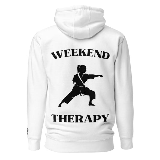 Weekend Therapy Women’s Martial Arts Hoodie – Karate Edition by Weekend Therapy™ – Weekend Therapy Clothing