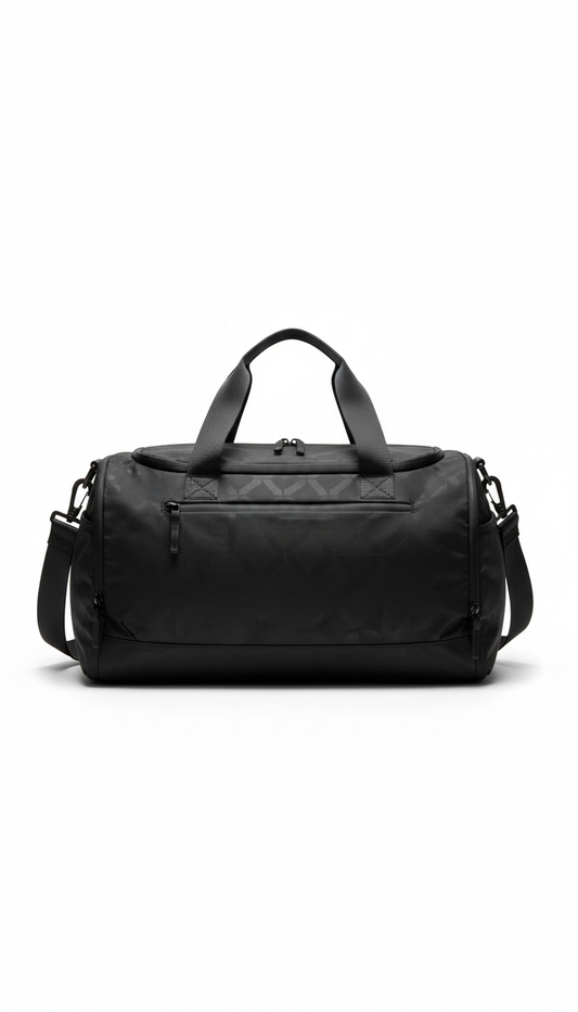Deep Ink Black Technical Duffle Bag
