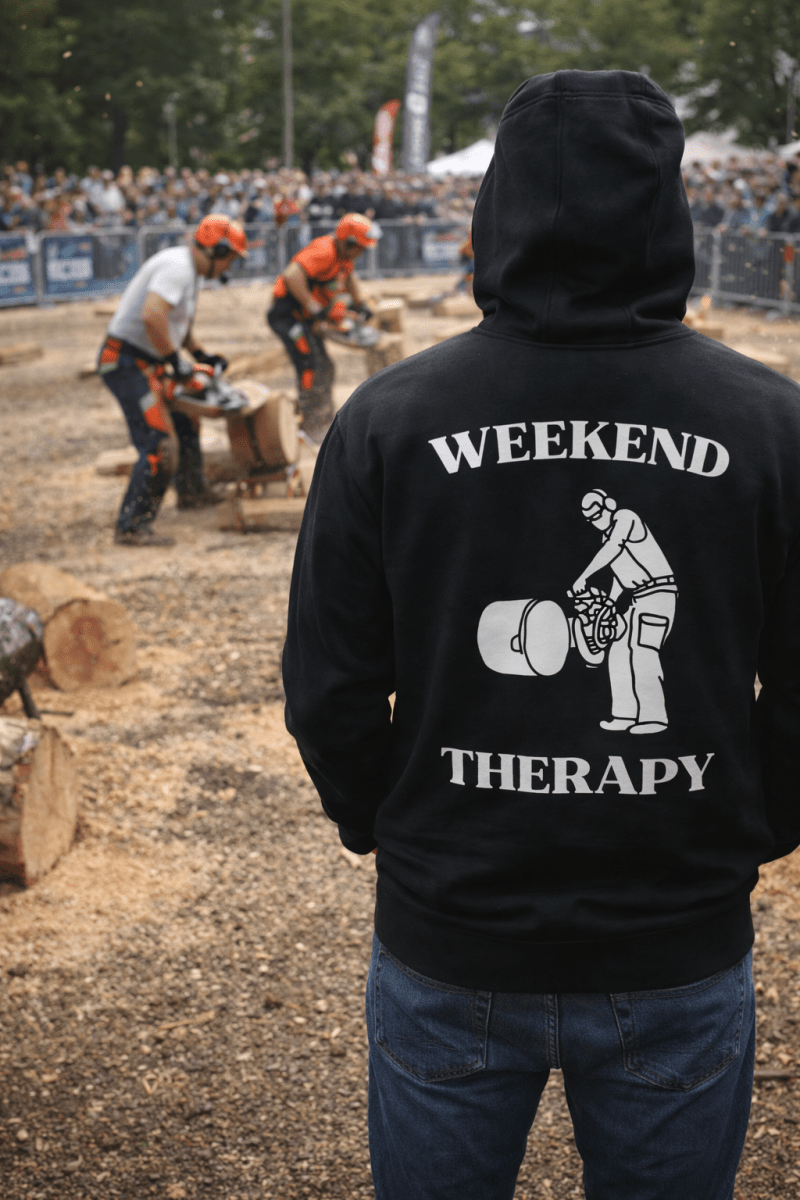 Chainsaw Competition Hoodie | Weekend Therapy by Weekend Therapy™ – Weekend Therapy Clothing