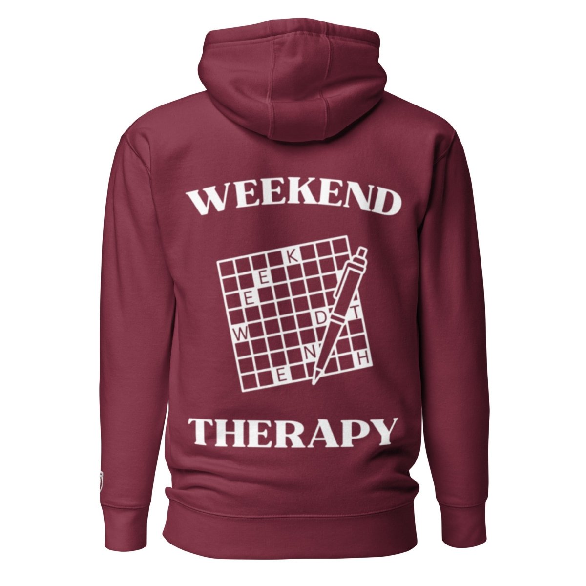 Crossword Puzzle Hoodie | Weekend Therapy by Weekend Therapy™ – Weekend Therapy Clothing