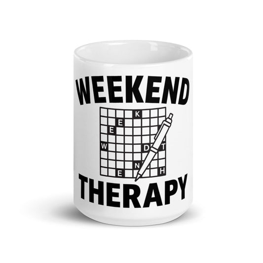 Crossword Puzzle Mug | Weekend Therapy by Weekend Therapy™ – Weekend Therapy Clothing