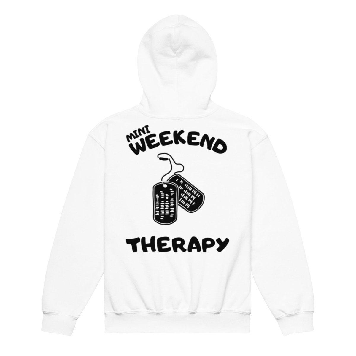 Dog Tags Mini Hoodie | Weekend Therapy by Weekend Therapy™ – Weekend Therapy Clothing