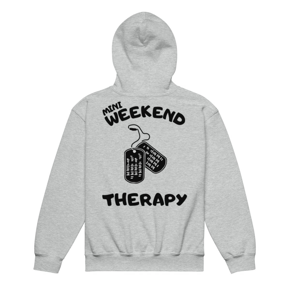Dog Tags Mini Hoodie | Weekend Therapy by Weekend Therapy™ – Weekend Therapy Clothing