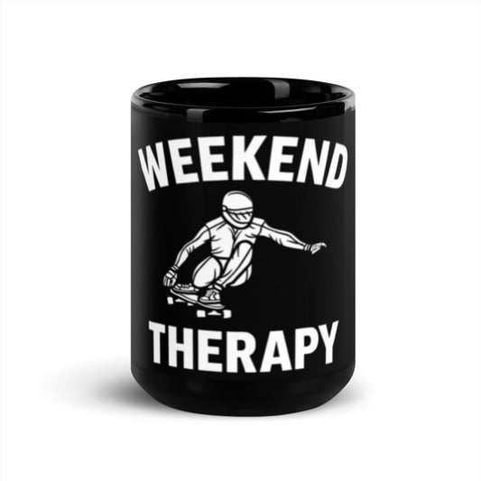 Downhill Longboarding Mug | Weekend Therapy by Weekend Therapy™ – Weekend Therapy Clothing