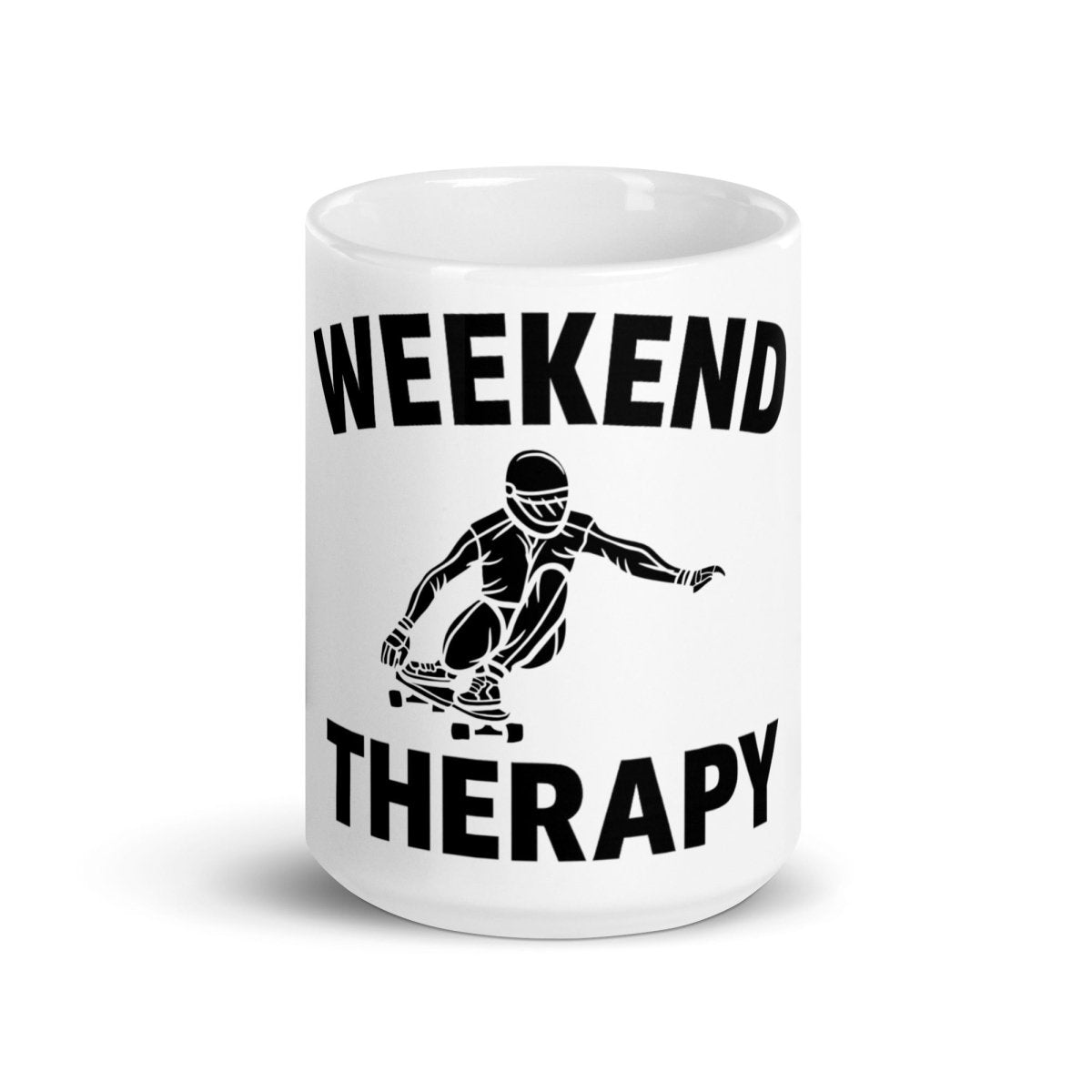 Downhill Longboarding Mug | Weekend Therapy by Weekend Therapy™ – Weekend Therapy Clothing