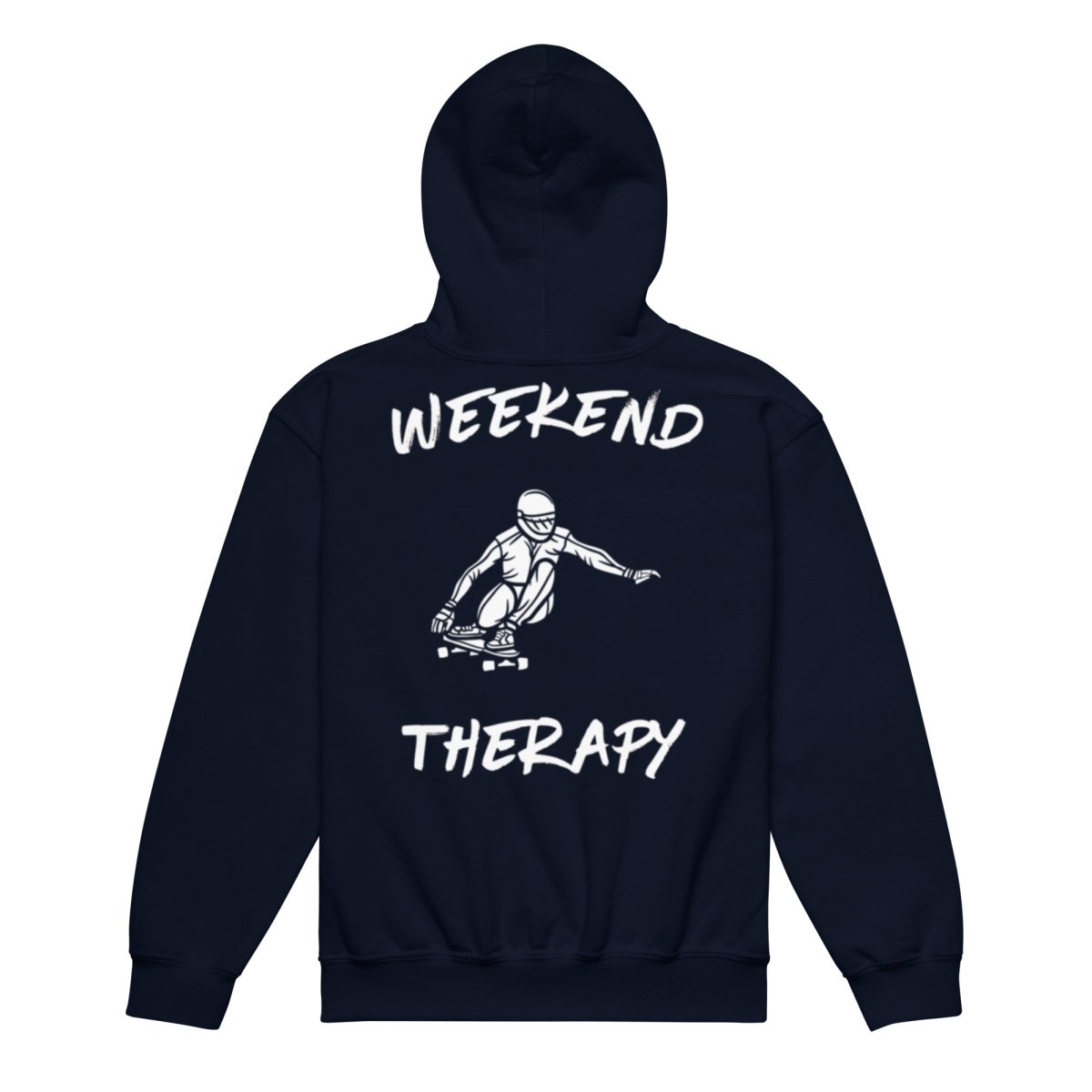 Downhill Skateboarding Zip Hoodie | Weekend Therapy by Weekend Therapy™ – Weekend Therapy Clothing
