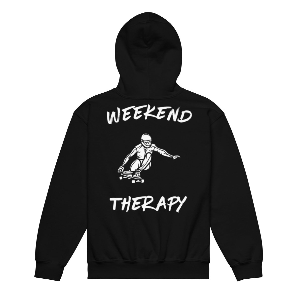 Downhill Skateboarding Zip Hoodie | Weekend Therapy by Weekend Therapy™ – Weekend Therapy Clothing