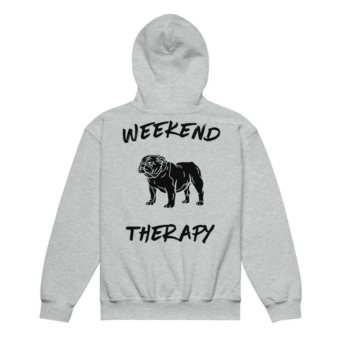 English Bulldog Hoodie | Weekend Therapy by Weekend Therapy™ – Weekend Therapy Clothing
