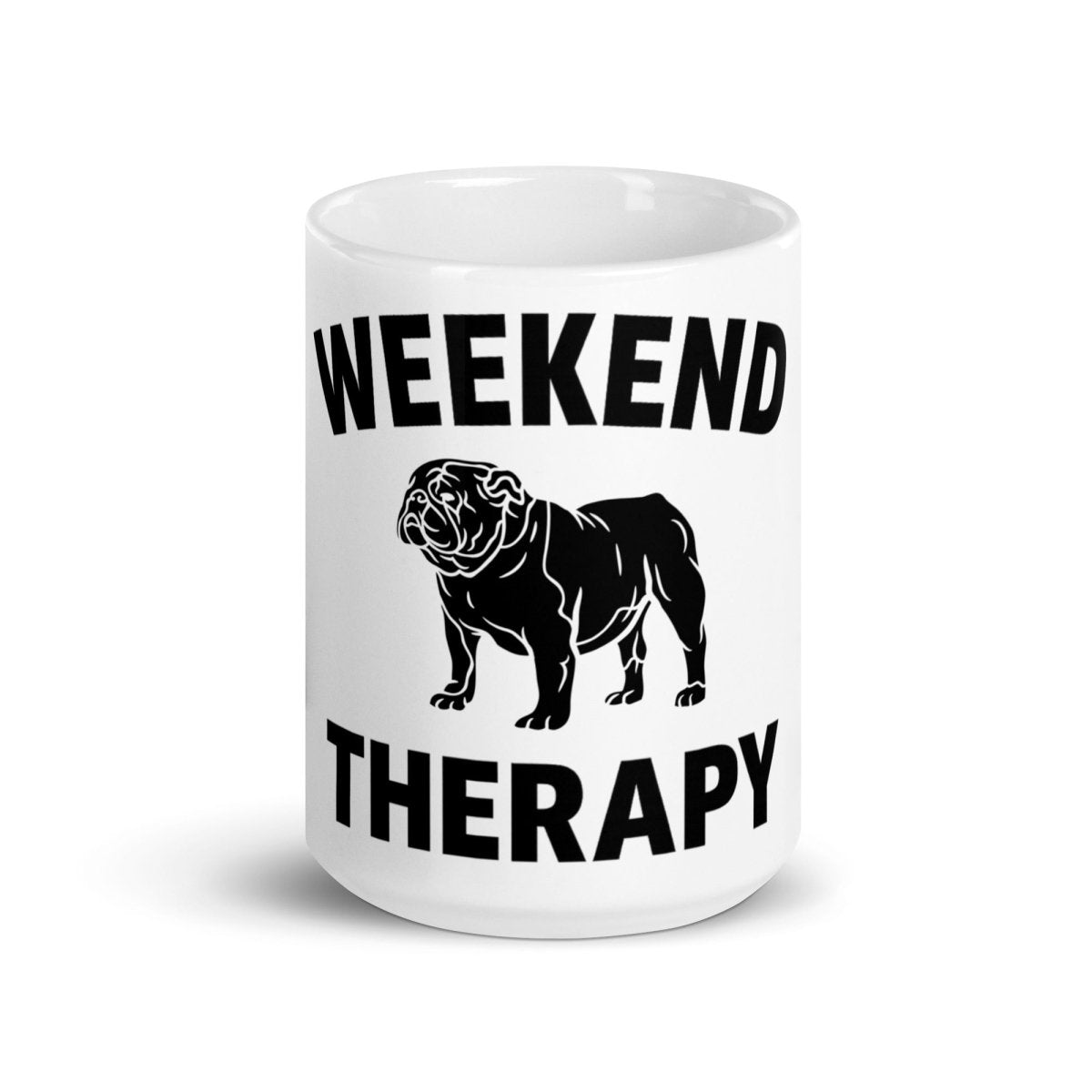 English Bulldog Mug | Weekend Therapy by Weekend Therapy™ – Weekend Therapy Clothing