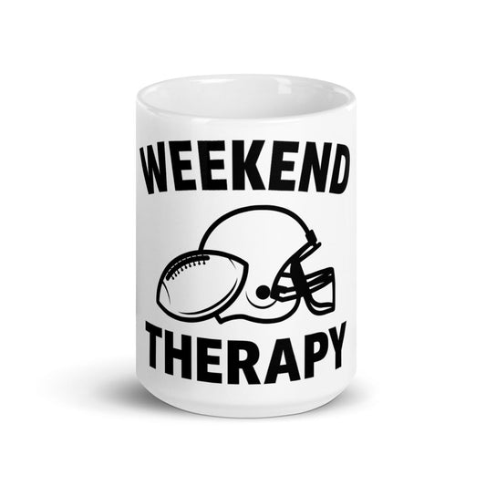 Football Mug | Weekend Therapy by Weekend Therapy™ – Weekend Therapy Clothing