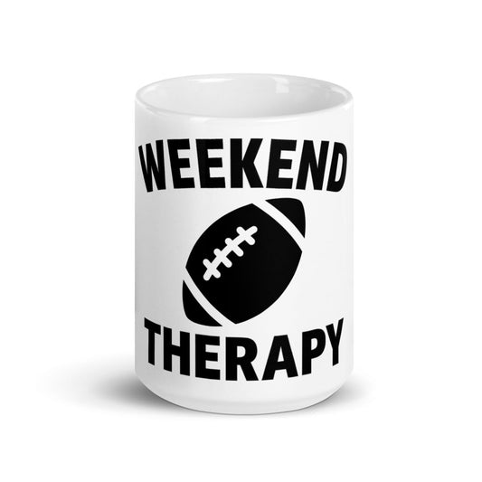 Football Mug | Weekend Therapy by Weekend Therapy™ – Weekend Therapy Clothing