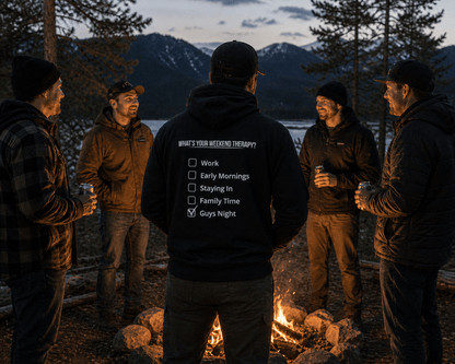 Guys Night Hoodie | Weekend Therapy by Weekend Therapy™ – Weekend Therapy Clothing