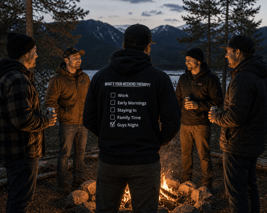 Guys Night Hoodie | Weekend Therapy by Weekend Therapy™ – Weekend Therapy Clothing