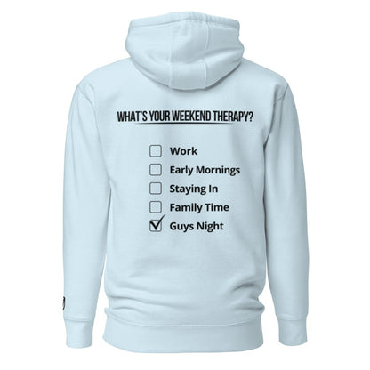 Guys Night Hoodie | Weekend Therapy by Weekend Therapy™ – Weekend Therapy Clothing