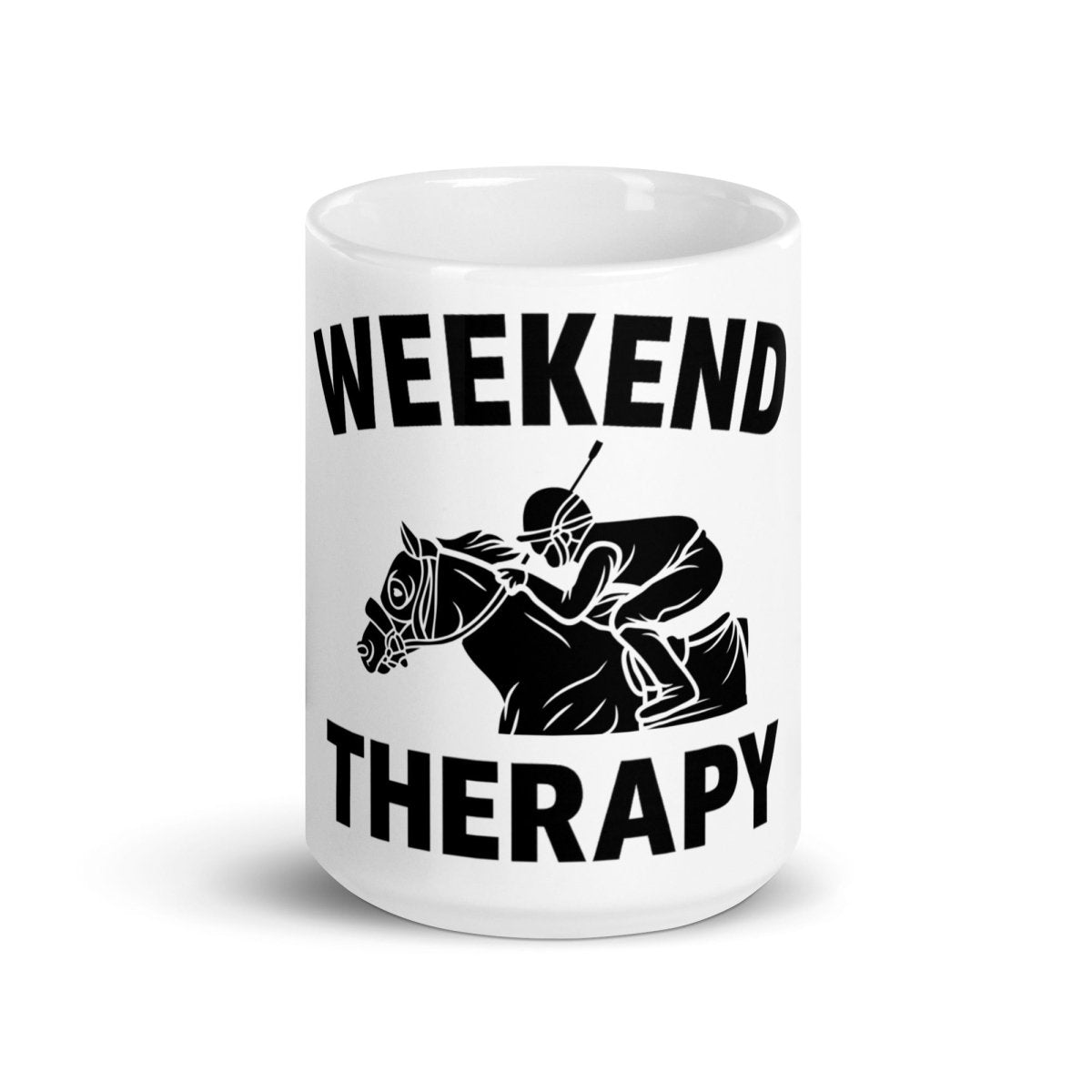 Horse Racing Mug | Weekend Therapy by Weekend Therapy™ – Weekend Therapy Clothing
