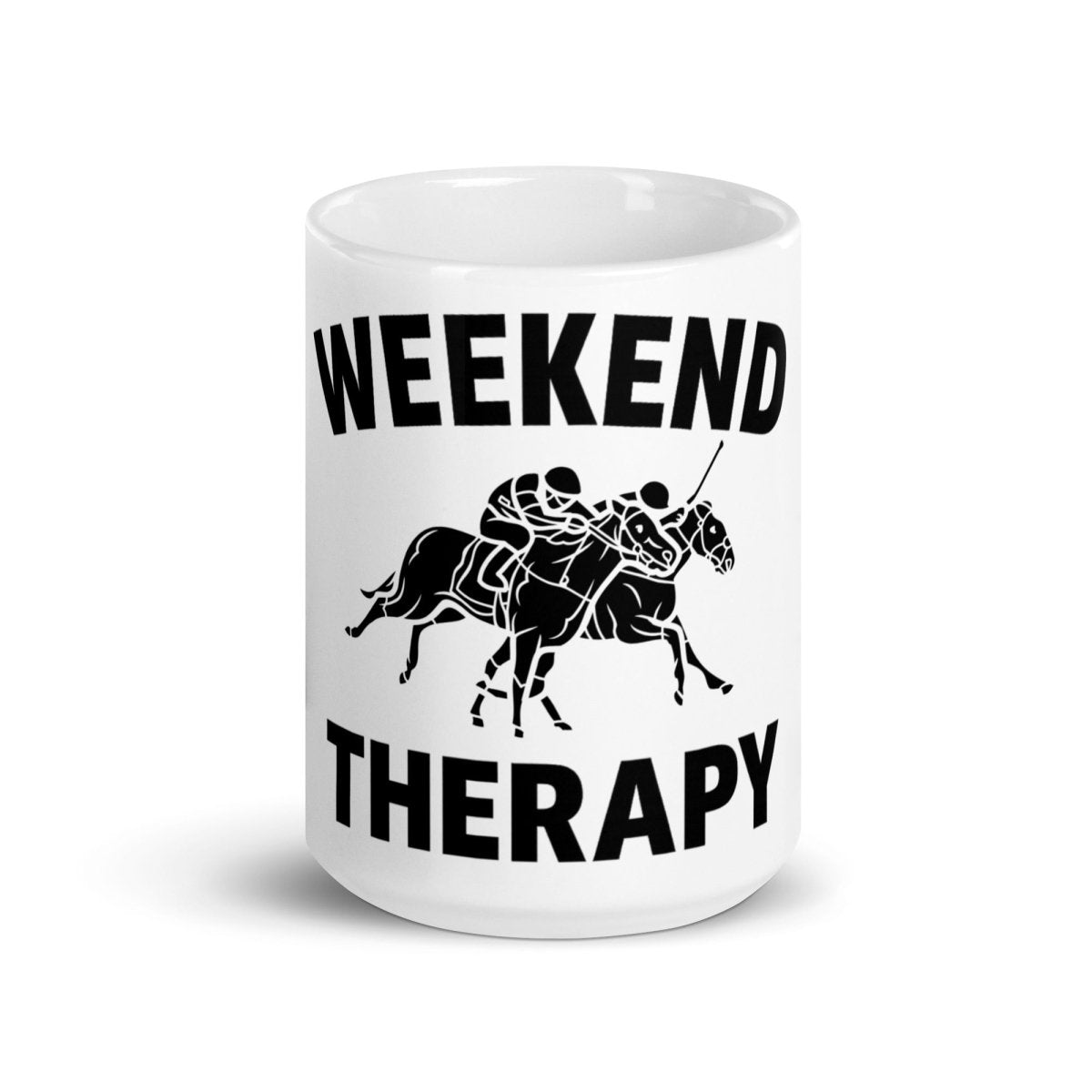 Horse Racing Mug | Weekend Therapy by Weekend Therapy™ – Weekend Therapy Clothing