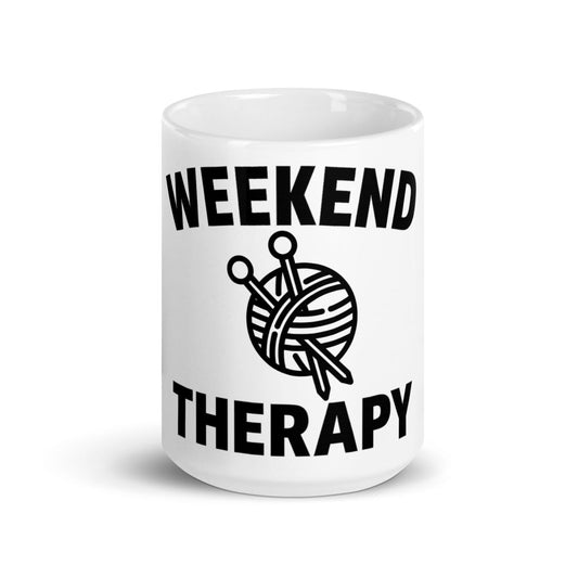 Knitting Mug | Weekend Therapy by Weekend Therapy™ – Weekend Therapy Clothing