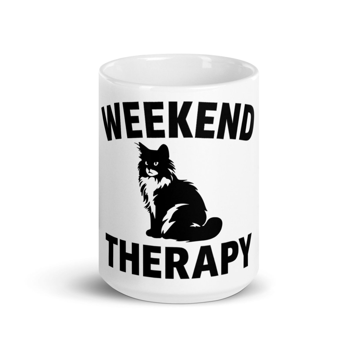 Long Haired Cat Mug | Weekend Therapy by Weekend Therapy™ – Weekend Therapy Clothing