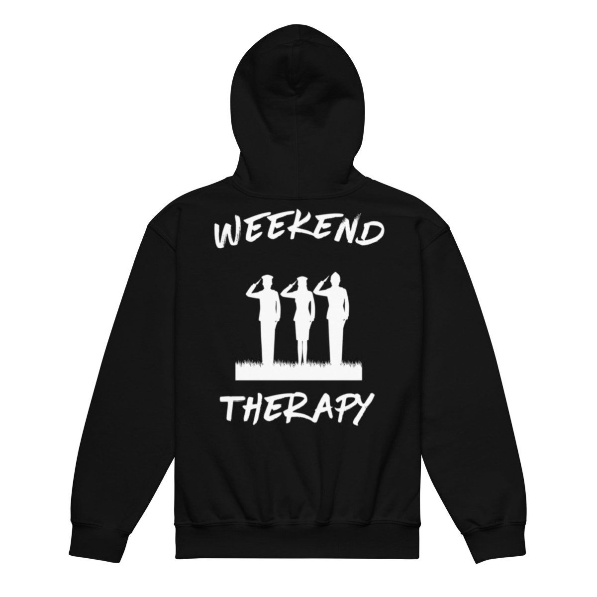 Military Salute Hoodie | Weekend Therapy by Weekend Therapy™ – Weekend Therapy Clothing