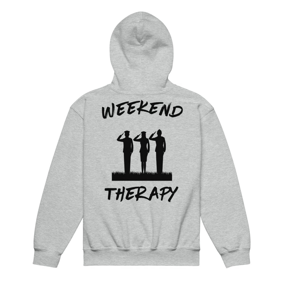 Military Salute Hoodie | Weekend Therapy by Weekend Therapy™ – Weekend Therapy Clothing