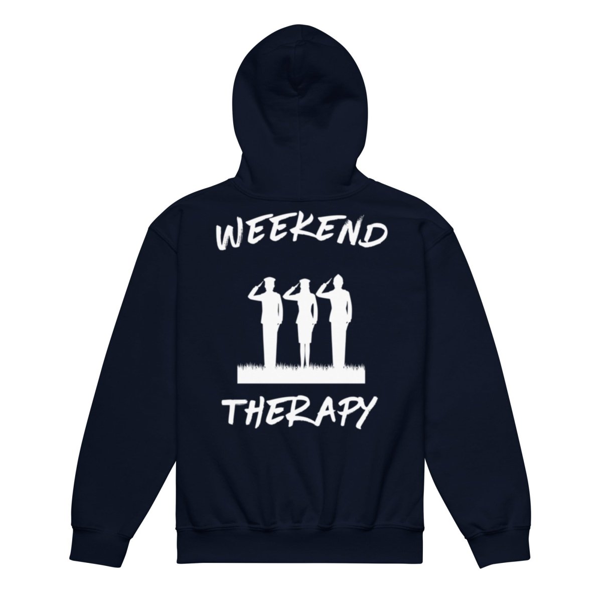Military Salute Hoodie | Weekend Therapy by Weekend Therapy™ – Weekend Therapy Clothing