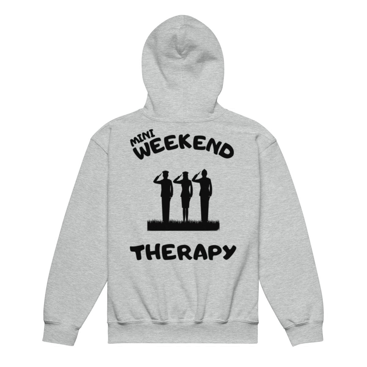 Military Salute Mini Hoodie | Weekend Therapy by Weekend Therapy™ – Weekend Therapy Clothing