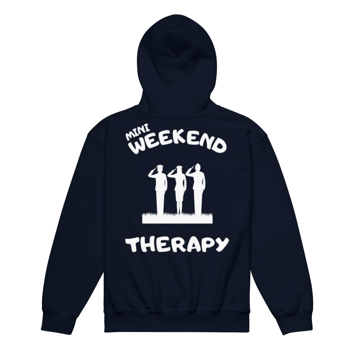 Military Salute Mini Hoodie | Weekend Therapy by Weekend Therapy™ – Weekend Therapy Clothing
