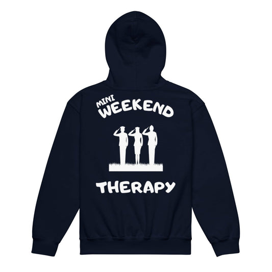 Military Salute Mini Hoodie | Weekend Therapy by Weekend Therapy™ – Weekend Therapy Clothing