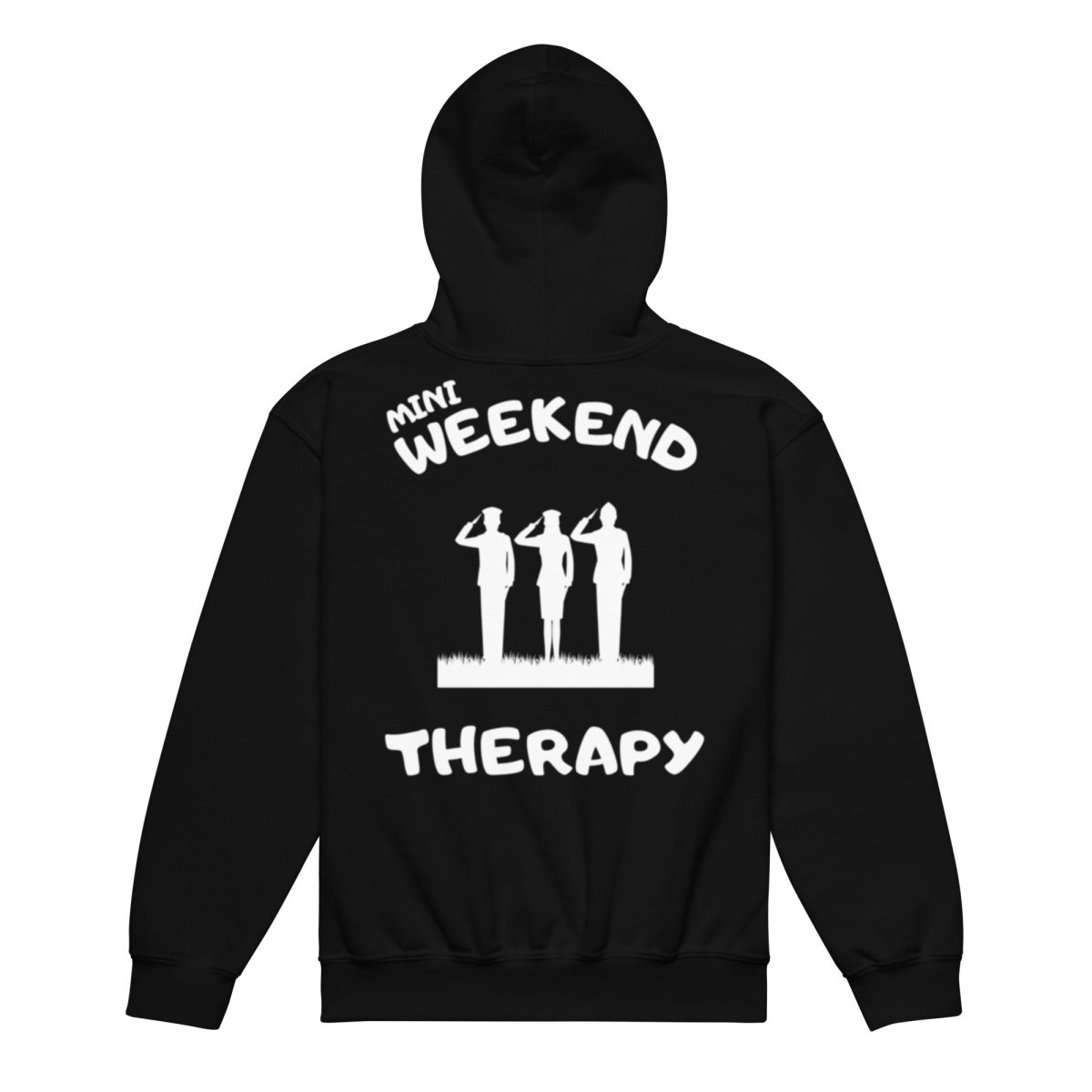 Military Salute Mini Hoodie | Weekend Therapy by Weekend Therapy™ – Weekend Therapy Clothing