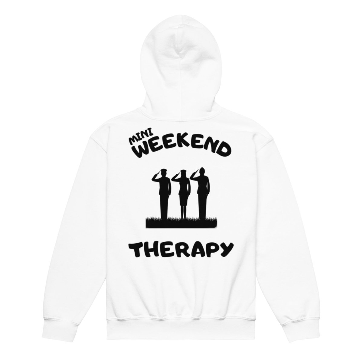 Military Salute Mini Hoodie | Weekend Therapy by Weekend Therapy™ – Weekend Therapy Clothing