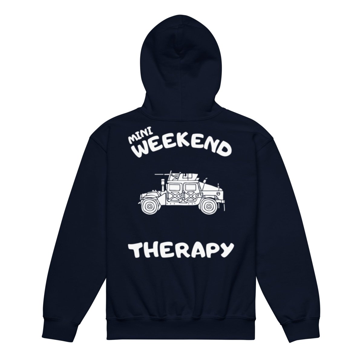 Military Vehicle Mini Hoodie | Weekend Therapy by Weekend Therapy™ – Weekend Therapy Clothing