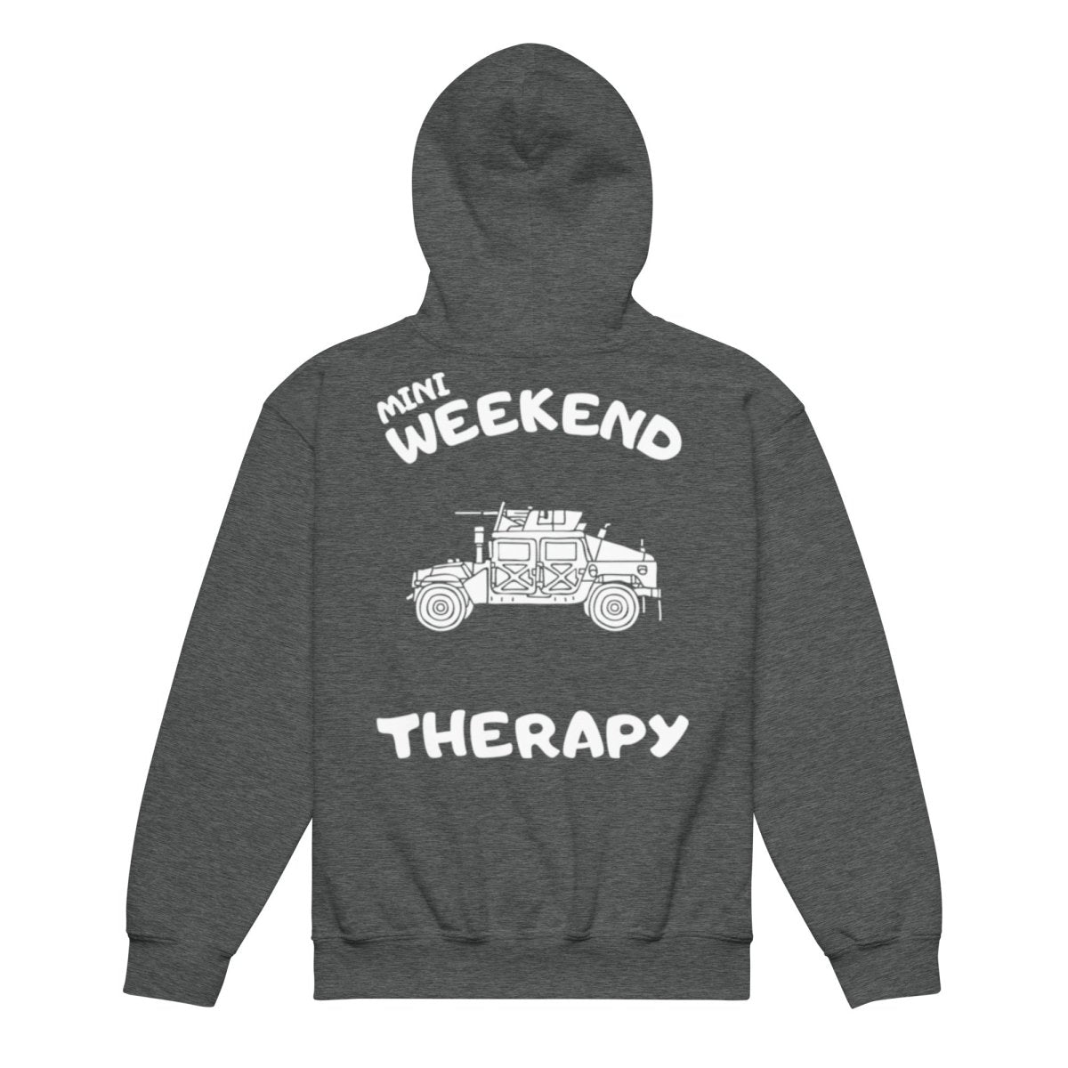Military Vehicle Mini Hoodie | Weekend Therapy by Weekend Therapy™ – Weekend Therapy Clothing