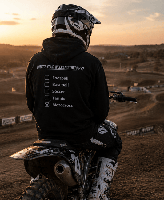 Motocross Therapy Hoodie | Weekend Therapy by Weekend Therapy™ – Weekend Therapy Clothing