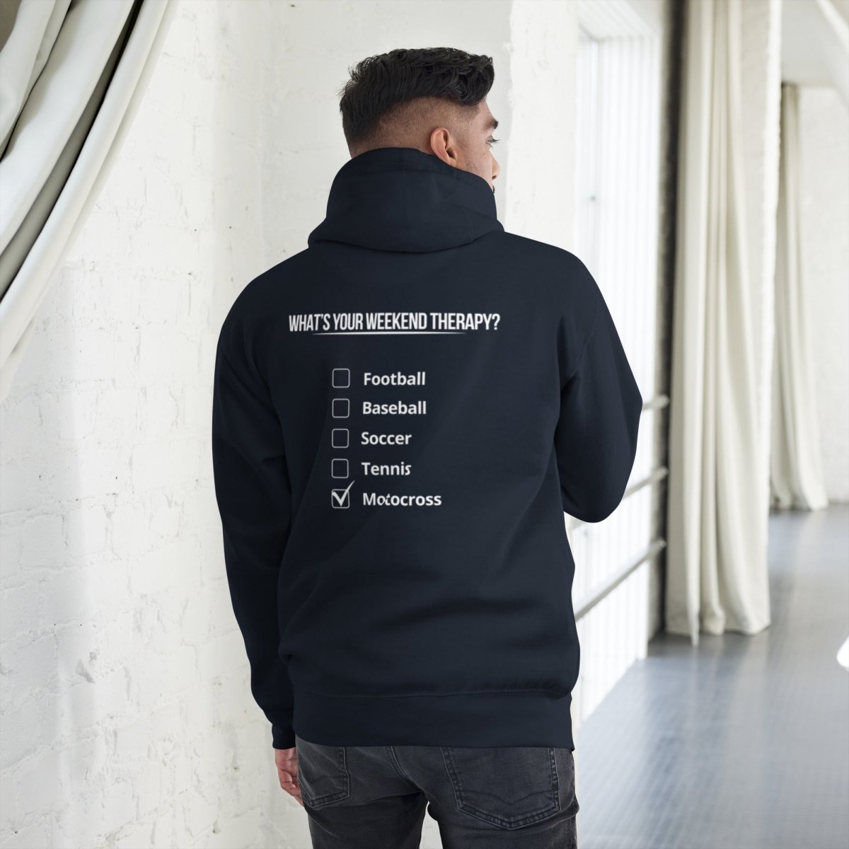 Motocross Therapy Hoodie | Weekend Therapy by Weekend Therapy™ – Weekend Therapy Clothing