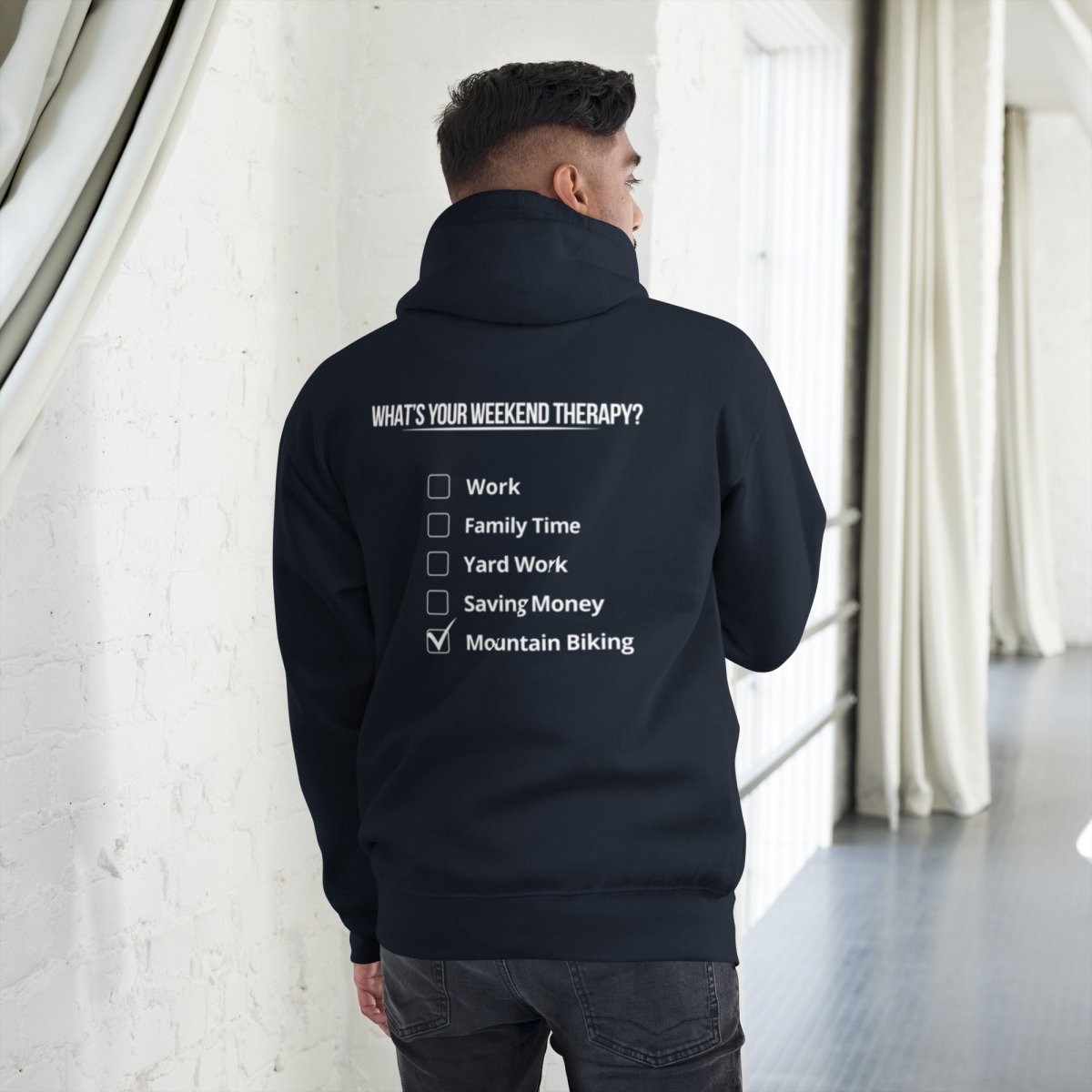 Mountain Bike Hoodie | Weekend Therapy by Weekend Therapy™ – Weekend Therapy Clothing