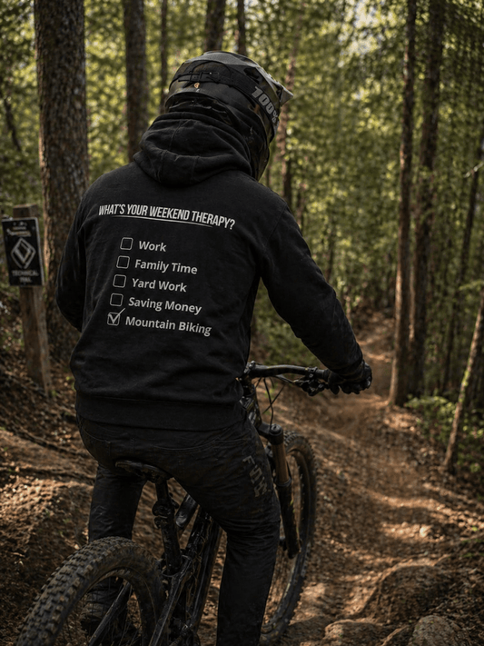 Mountain Bike Hoodie | Weekend Therapy by Weekend Therapy™ – Weekend Therapy Clothing