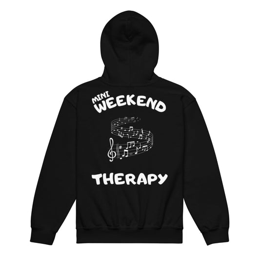Music Notes Mini Hoodie | Weekend Therapy by Weekend Therapy™ – Weekend Therapy Clothing