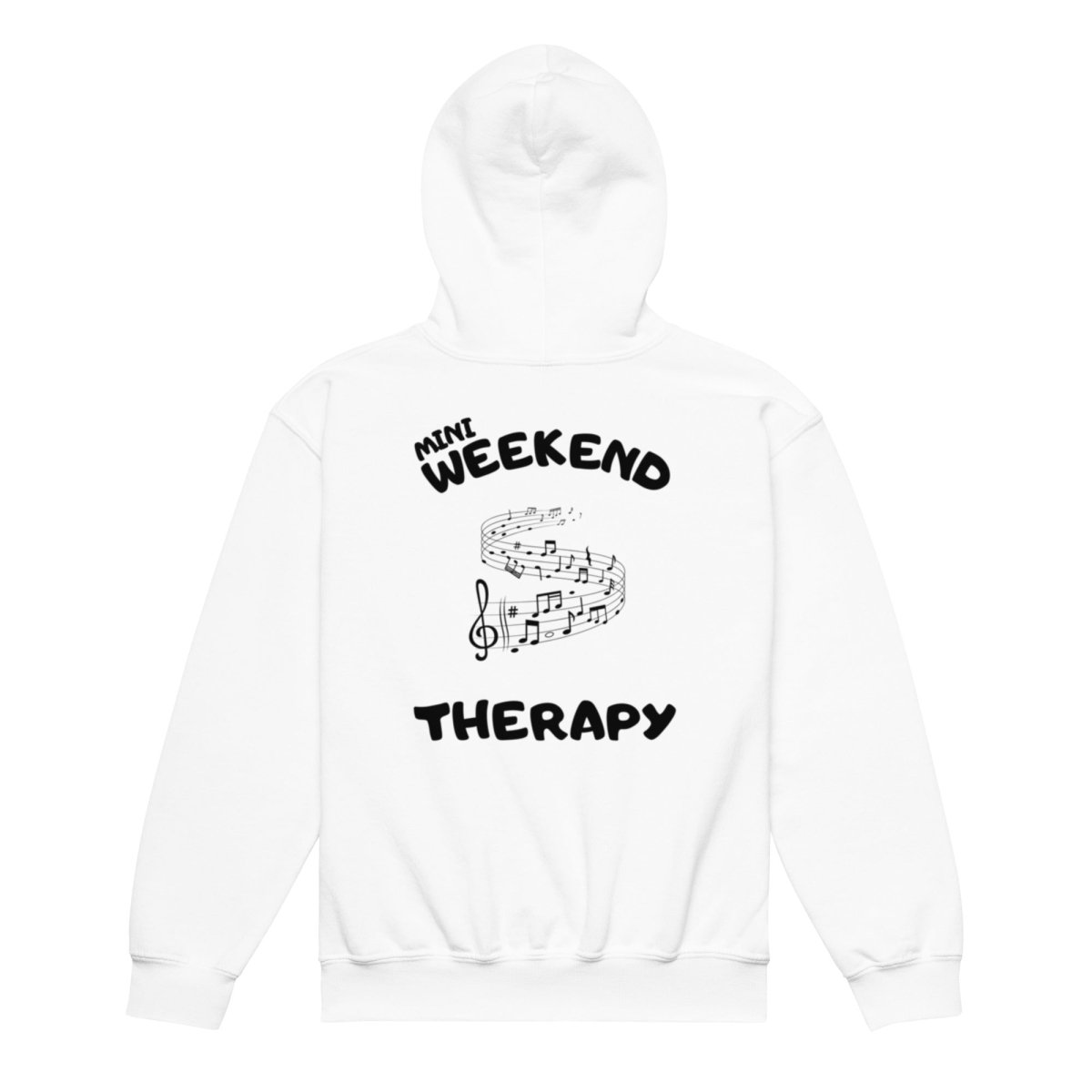 Music Notes Mini Hoodie | Weekend Therapy by Weekend Therapy™ – Weekend Therapy Clothing