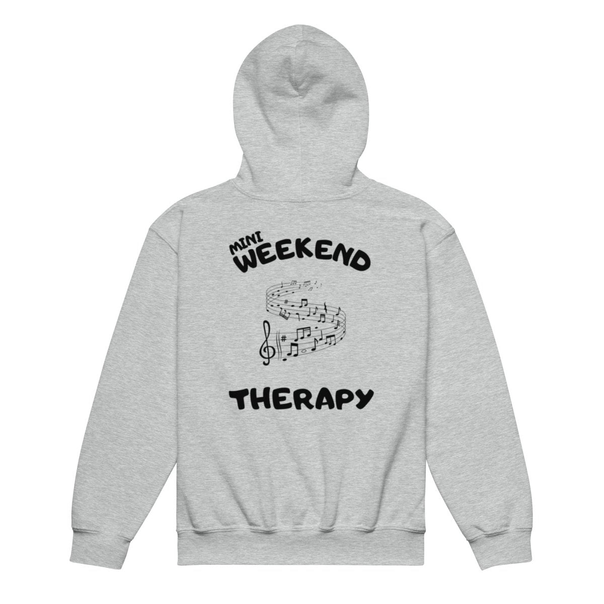 Music Notes Mini Hoodie | Weekend Therapy by Weekend Therapy™ – Weekend Therapy Clothing