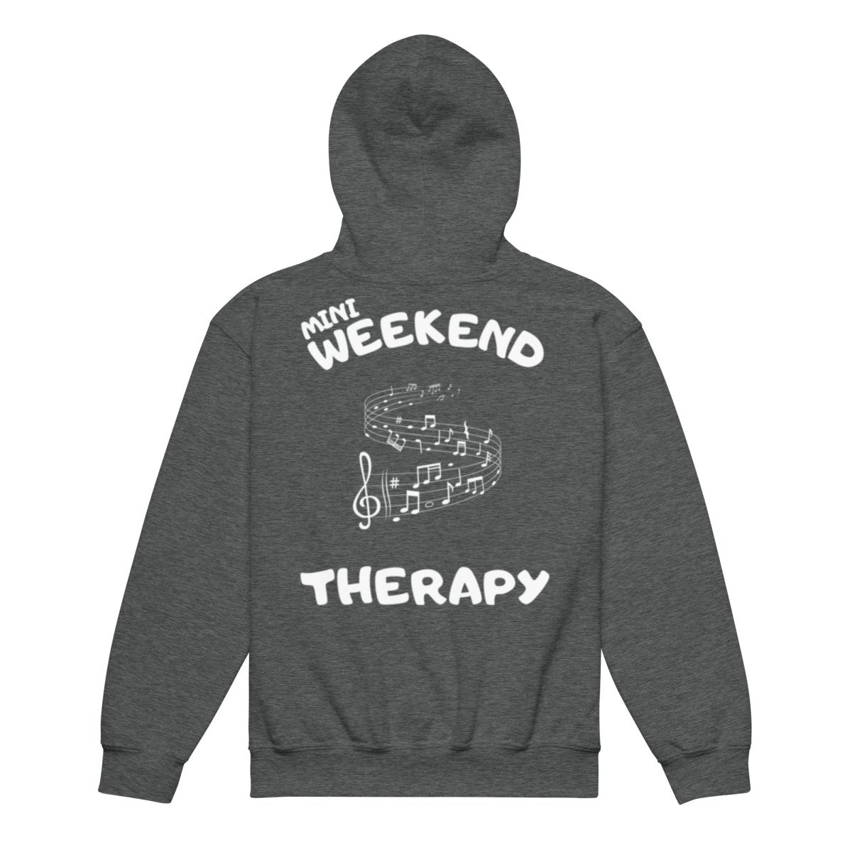 Music Notes Mini Hoodie | Weekend Therapy by Weekend Therapy™ – Weekend Therapy Clothing