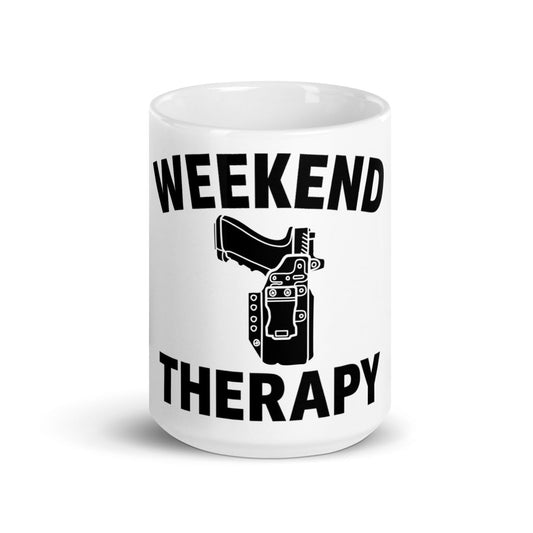Pistol Shooting Mug | Weekend Therapy by Weekend Therapy™ – Weekend Therapy Clothing