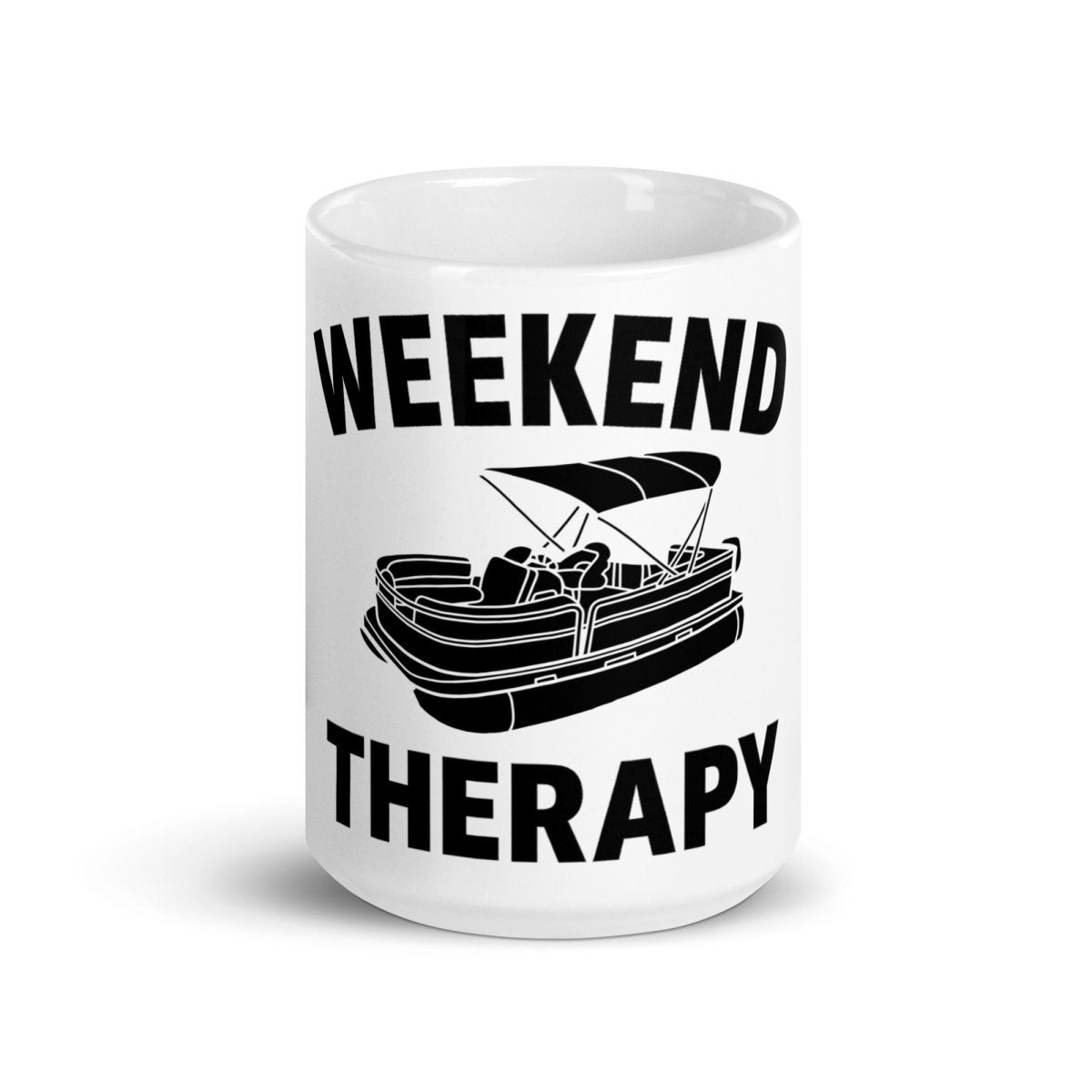 Pontoon Boat Mug | Weekend Therapy by Weekend Therapy™ – Weekend Therapy Clothing