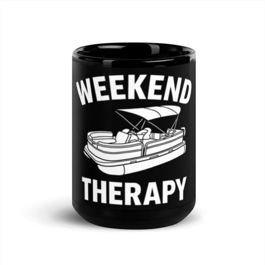 Pontoon Boat Mug | Weekend Therapy by Weekend Therapy™ – Weekend Therapy Clothing
