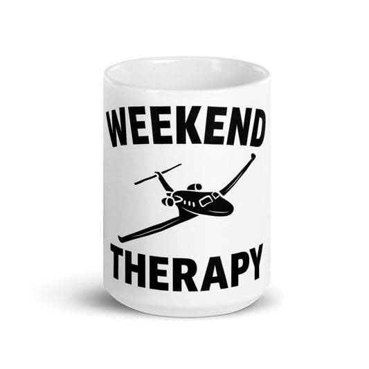 Private Jet Mug | Weekend Therapy by Weekend Therapy™ – Weekend Therapy Clothing