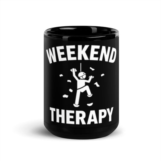 Rock Climbing Mug | Weekend Therapy by Weekend Therapy™ – Weekend Therapy Clothing